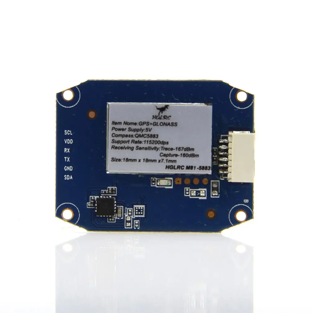 HGLRC M81-5883 SAM-M8Q gps и QMC5883 компасы модуль электронный компас для радиоуправляемого дрона FPV гоночные модели часть и аксессуары