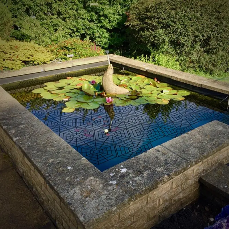 guardas de peixes profissional lagoa malha para casa loja (preto)