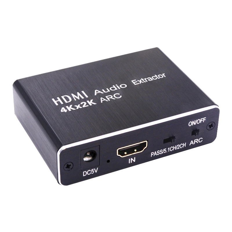 Kebidu 4K HDMI аудио экстрактор сплиттер ARC SPDIF стерео оптический TOSLINK 5.1CH Аудио HDMI конвертер адаптер