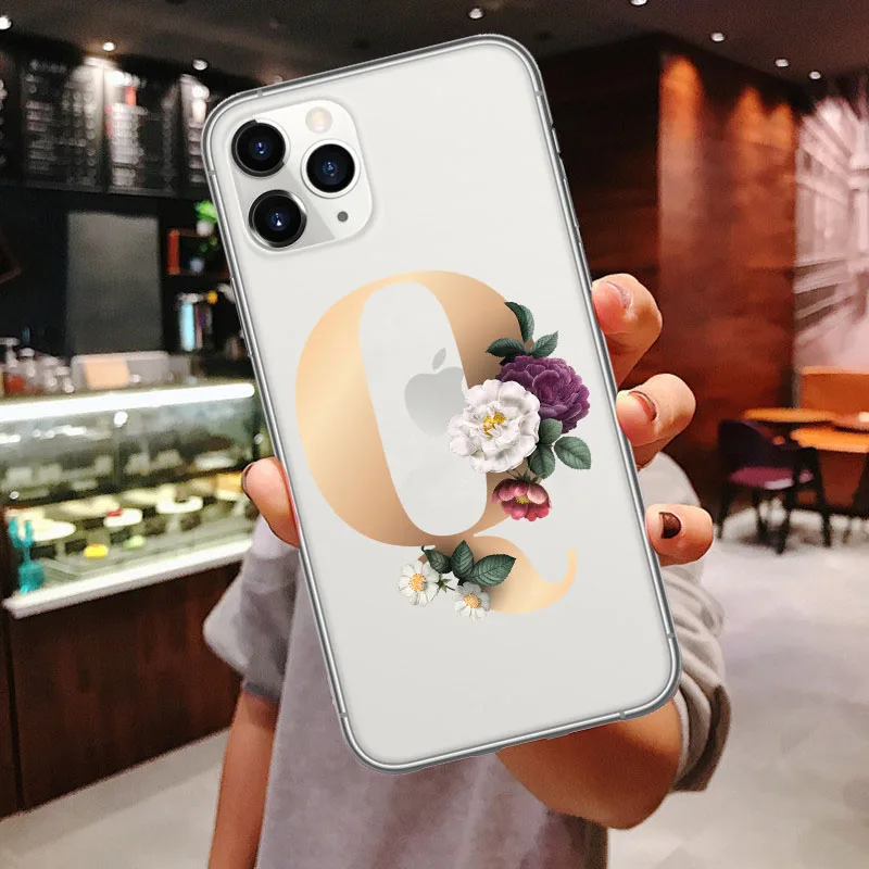 Пользовательский именной чехол для телефона для iphone 11 Pro Max с надписью монограмма черный мрамор Золотая Корона чехол для iphone X XR XS MAX 6 7 8 Pus - Цвет: TPU