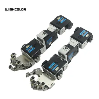 

2018 New Arrival Humanoid Robot Left Hand Right Hand Arm with Fingers Manipulator & Servo for DIY Robotics