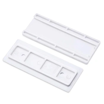 

Power Strip Holder,Self Adhesive Strip Fixator Punch Free Space-Saving Wall Mount Socket Cable Fixer Organizer 8 Pcs