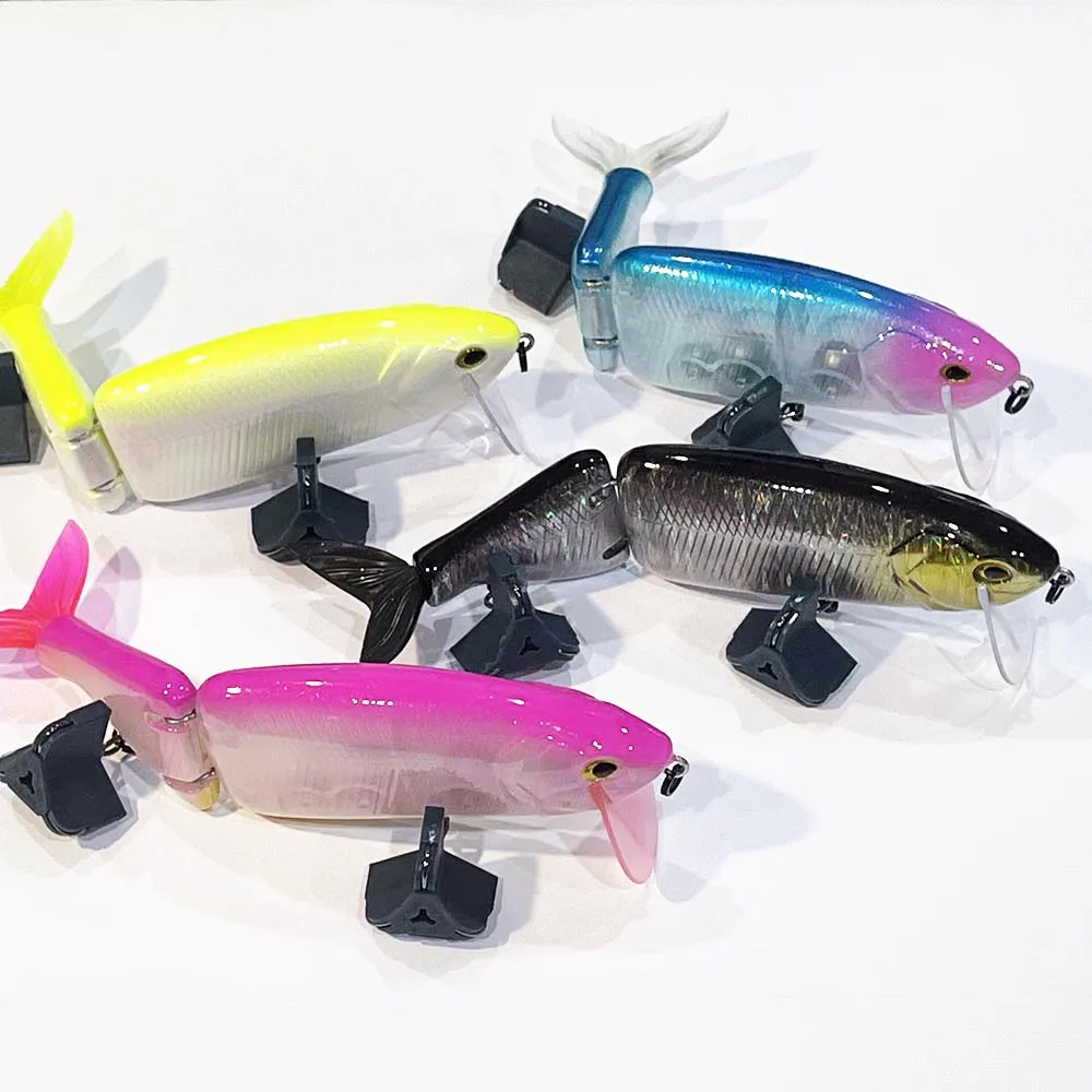 Jointed Bait 165mm 55g 135mm 33g Shad Glider Unpainted Swimbait Fishing  Lures Hard Body Floating Pike Fishing Bait Tackle