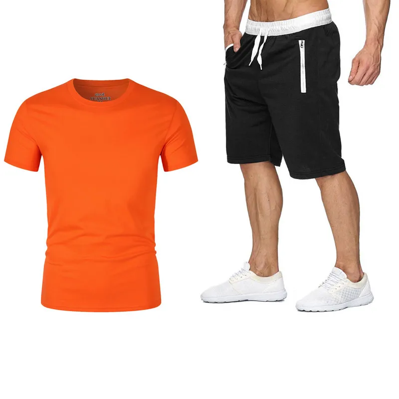 

YUANHUIJIA Very Nice Summer Print Shorts Pants T shirts Short Sleeve Casual Men