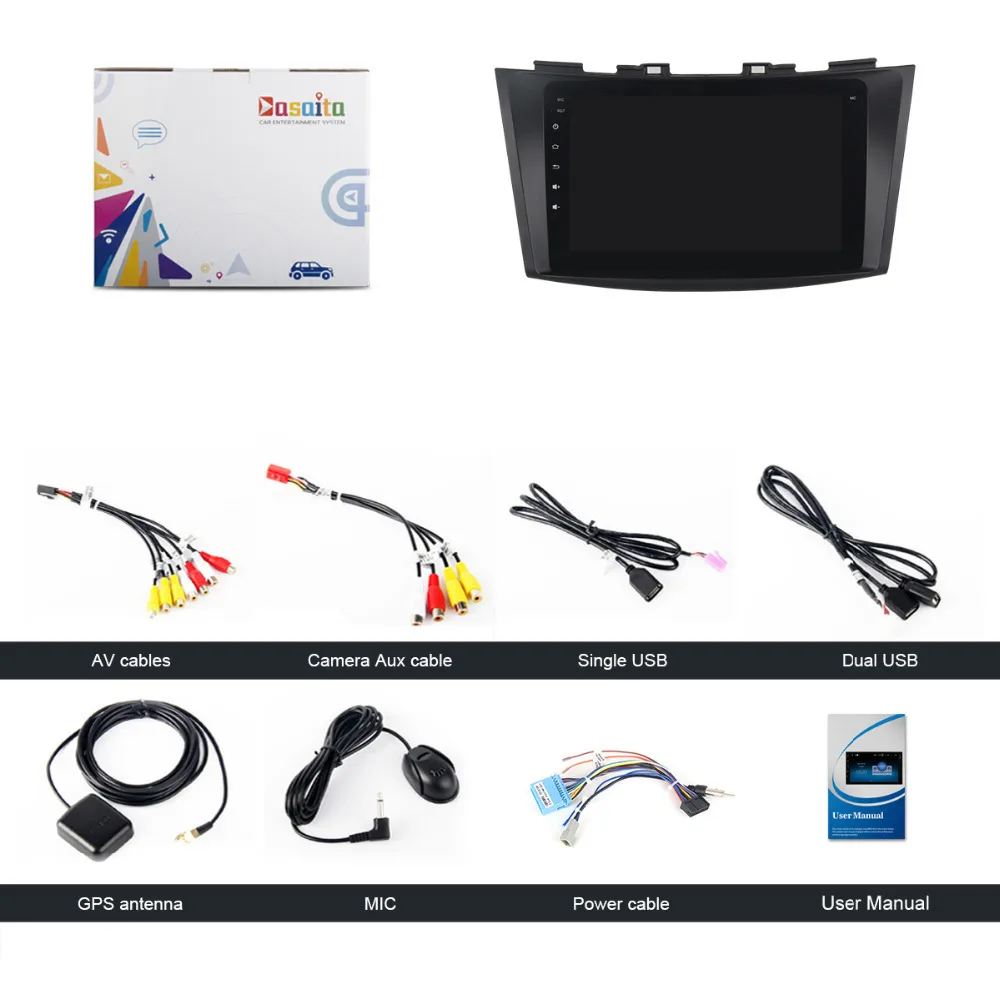 8-Autoradio-1-din-Android-8-0-for-Suzuki-Swift-Navigation-2011-2012-2013-2014-2015 (2)