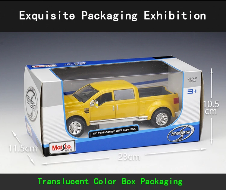 Maisto 1:24 Ford Mighty F-350 Super Duty моделирование сплав модель автомобиля ремесла украшение Коллекция игрушек инструменты подарок