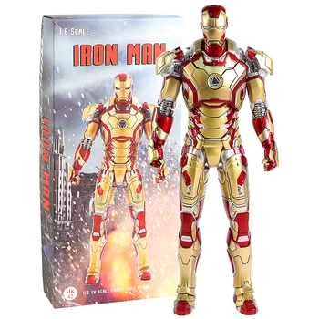 

Crazy Toys Marvel Avenger Iron Man MK42 1/6th Scale PVC Figure Collectible Model Toy