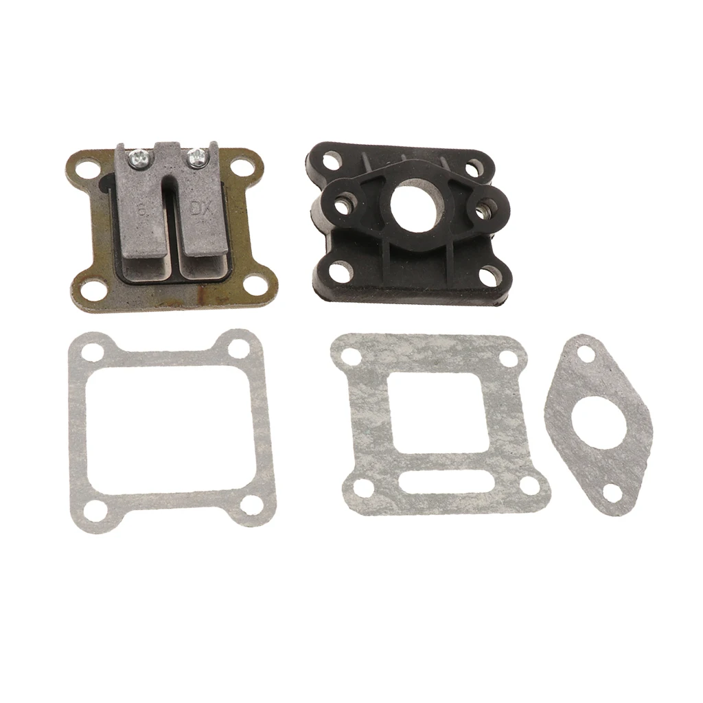 Inlet Intake Manifold Gasket Reed Valve for 47CC 49CC Mini Moto Quad Dirt Bike