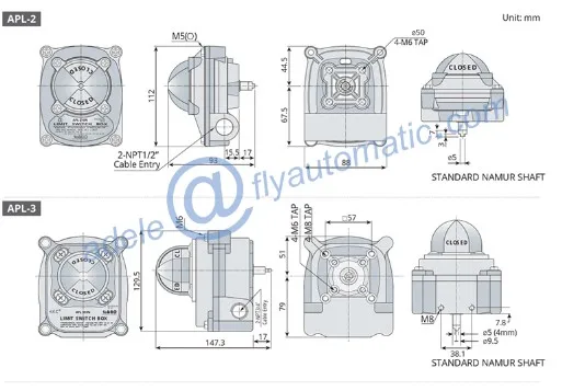 APL-210N концевой выключатель алюминиевый корпус IP67 APL серии APL 210N индикатор положения клапана