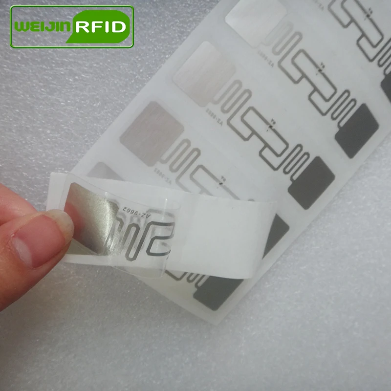 Rfid-теги UHF стикер Alien 9662 EPC6C влажная инкрустация 915m868m Higgs3 2000 шт. клей на большие расстояния Пассивная RFID этикетка