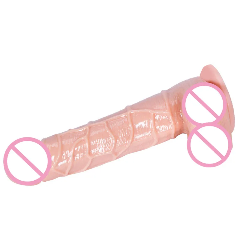 Реалистичная Плоть цвета большой фаллоимитатор имитация пениса взрослые