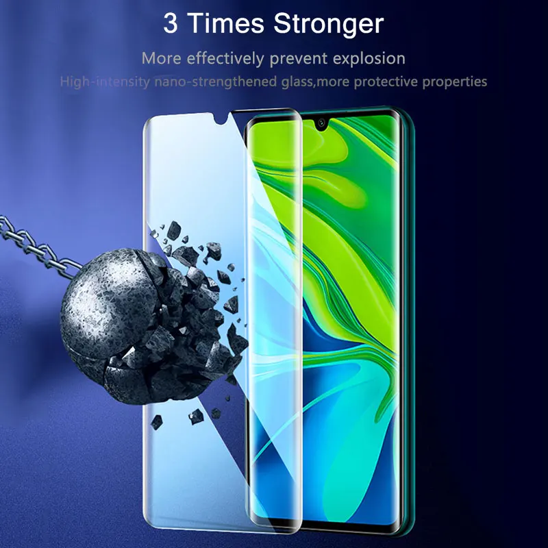 Стекло для Xiaomi Mi Note 10 закаленное стекло 6D изогнутое полное покрытие клеевой протектор экрана для Xiaomi Mi CC9 Pro 5G Note 10 Pro стекло