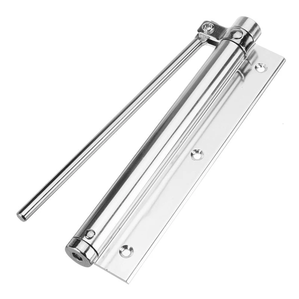 Adjustable Door Closer Stainless Steel Automatic Single Spring Latch Hinge For Home Office Fire Rated Door Furniture Hardware