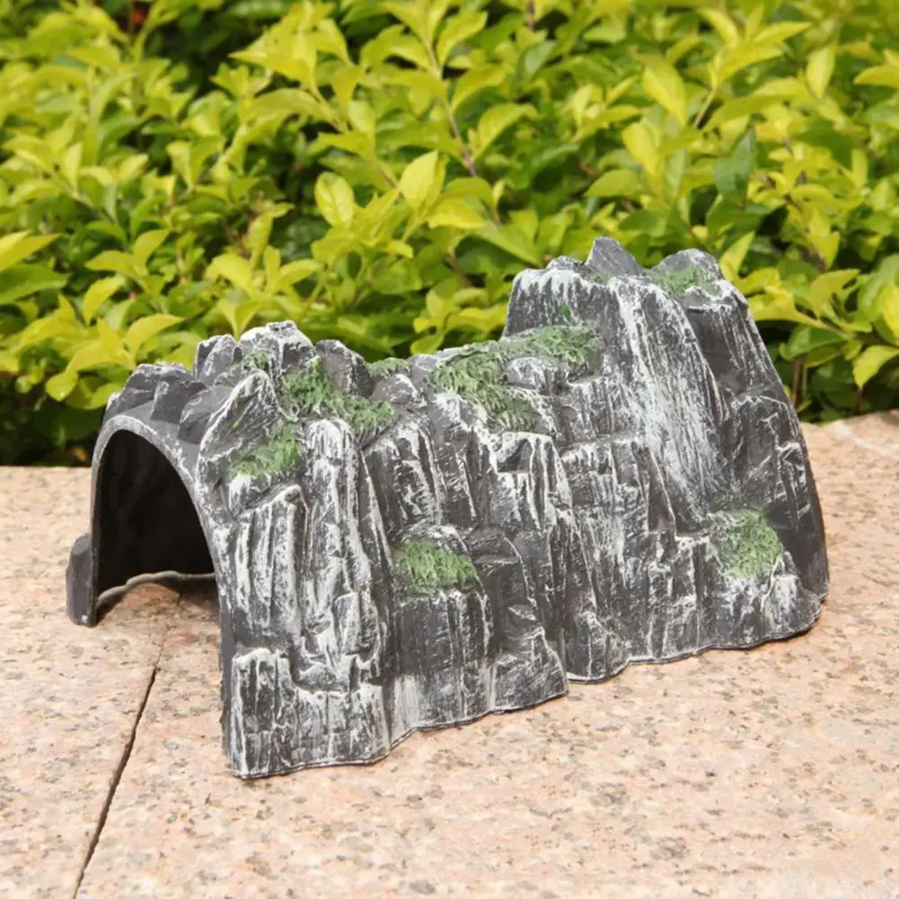 

18cm Simulation Rockery Train Cave Plastic Track Train Rockery Railway Tunnel Simulated Cave Scene Model Toy High Quality