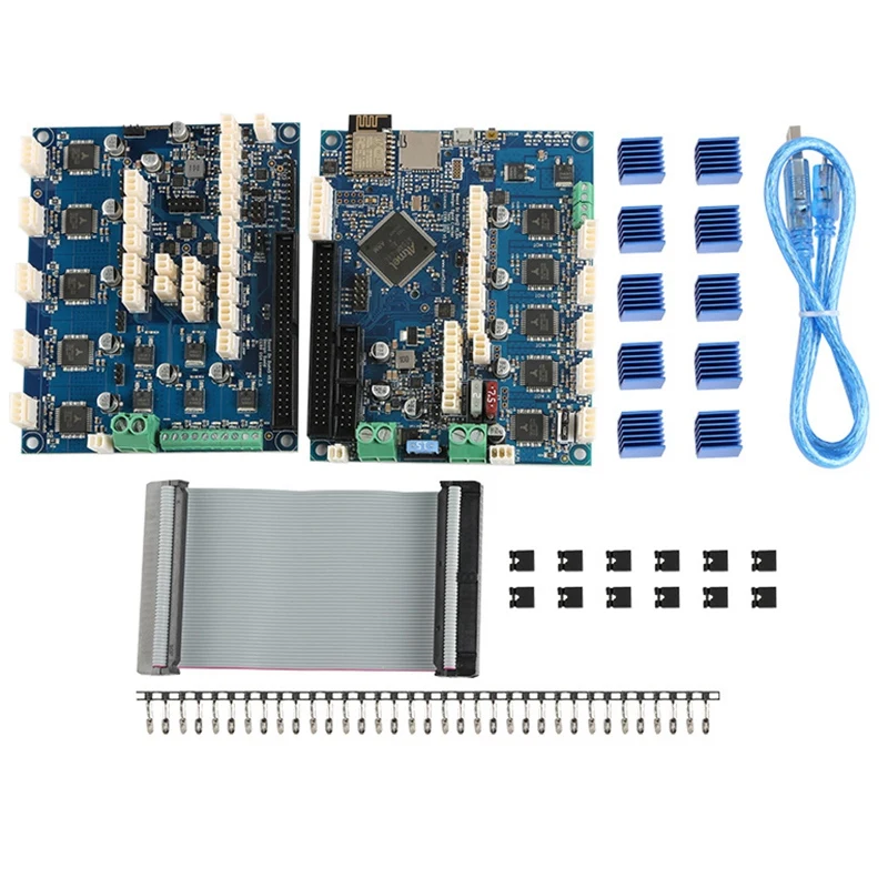 

3D Printer Accessories Duet 2 1.04 Motherboard Control Board + Duet X5 Expansion Board Cnc Engraving Master