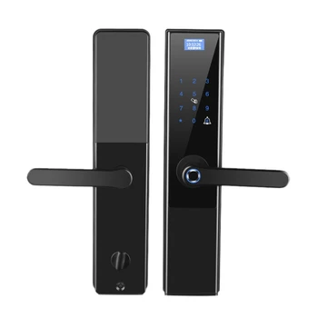 

Security Electronic Smart Door Lock APP Press Password Keypad Card Fingerprint