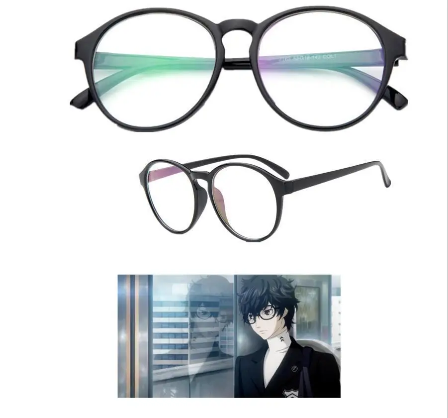 Game Persona 5 Futaba Sakura Hero Kurusu Akira Cosplay Accessory Glasses Prop | Тематическая одежда и униформа