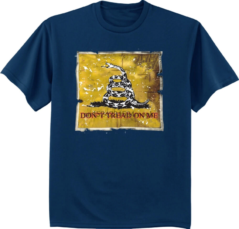 Мужская футболка для больших и высоких с флагом don't tread on me | одежда
