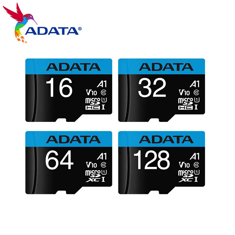 Original ADATA Premier Mirco SD Card 128GB 64GB 32GB 16GB A1 Class 10 SDXC SDHC TF Flash Memory Card For Phone