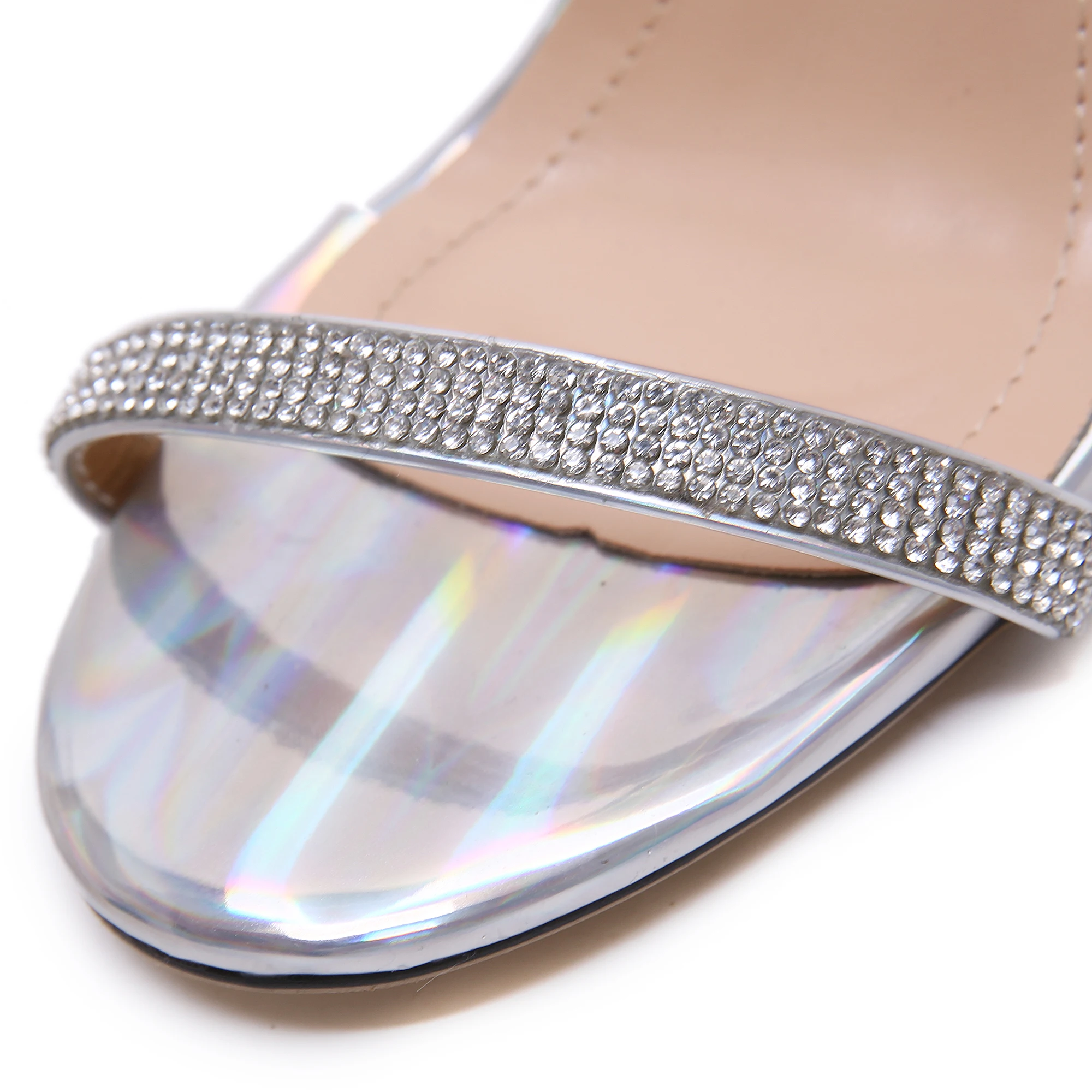 NIUFUNI летние туфли женские прозрачные босоножки на танкетке роскошные женские туфли на высоком каблуке со стразами модные туфли на танкетке