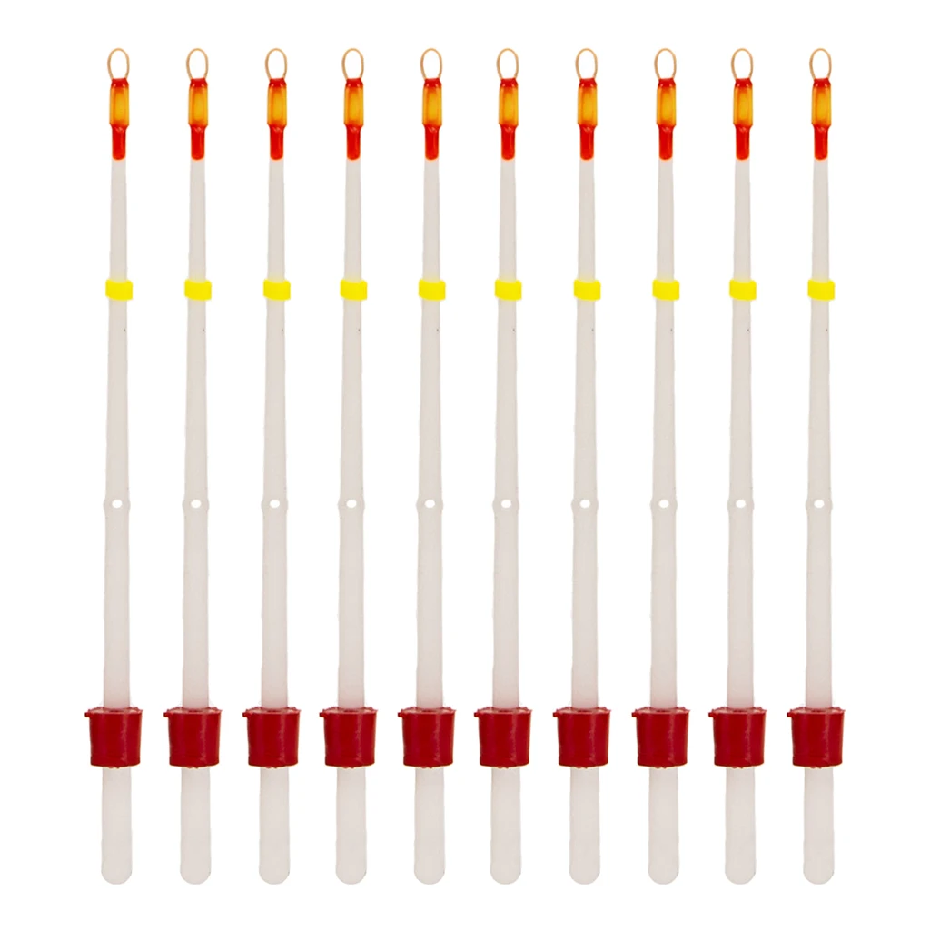 10 Pieces Mini Winter Ice Fishing Rod For Stream Ocean Beach Fishing Fishing Tools 