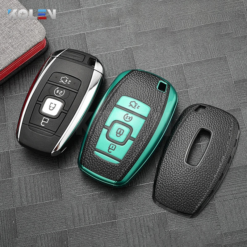 Cover chiave telecomando per Lincoln MKC MKZ MKX MKT 2019 2020 5 pulsanti - H24c357b8d6304a2789d33e567ff5db1cm