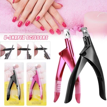 

False Nail Tip Cutter Clipper Slicer Nails Edges Trimmer Salon Art Tip Tool P9