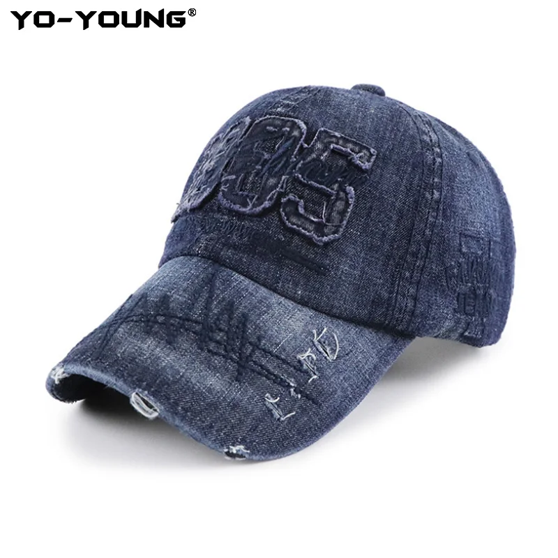 Йо-Янг Новая бейсбольная Кепка Snapback унисекс 1985 с вышитыми буквами высокое качество джинсы бейсбольная кепка спорт на открытом воздухе Кепка s 56-58 см - Цвет: 2