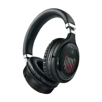 

True Wireless Headphones 3D Stereo Bluetooth Headset Foldable Gaming Earphone With Mic FM TF Card Noise Reduction Headphone