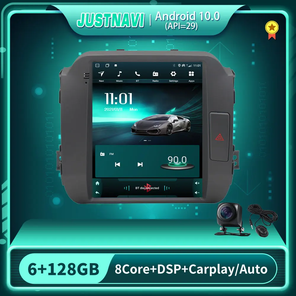 Автомагнитола на Android 10 0 в стиле Tesla для KIA Sportage 2011-2016 Navi OBD IPS экран мультимедийный