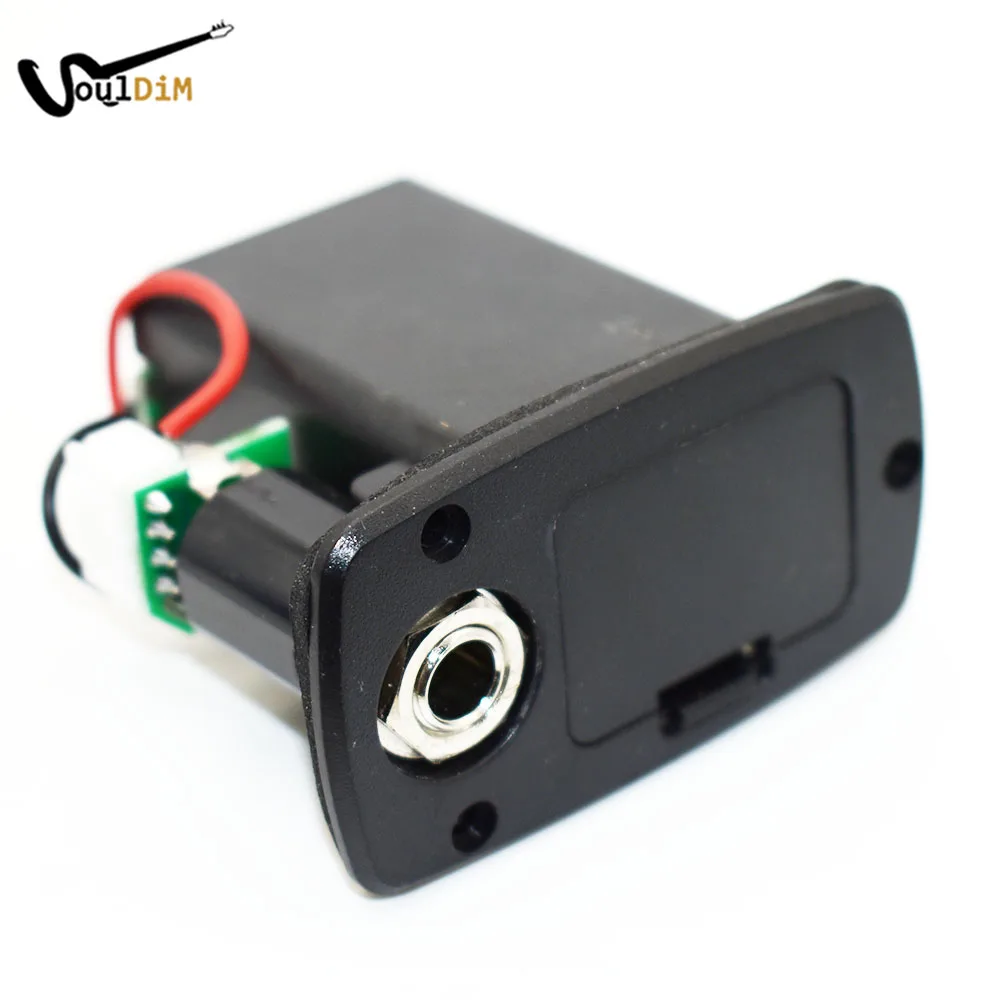 Active Acoustic Guitar Pickup EQ 9V Battery Box Guitarra Violao Preamp