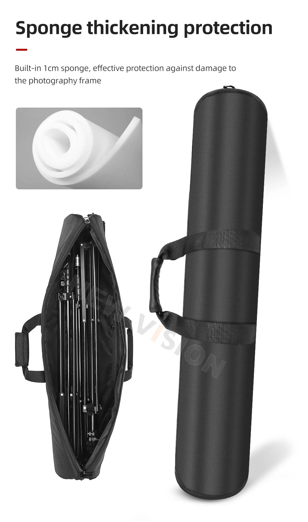 Description Picture 5 of item55/60/65/70/75/80/100/125cm Padded Camera Monopod Tripod Carrying Bag Case/Light Stand Carry Bag / Umbrella Softbox Carrying Bag