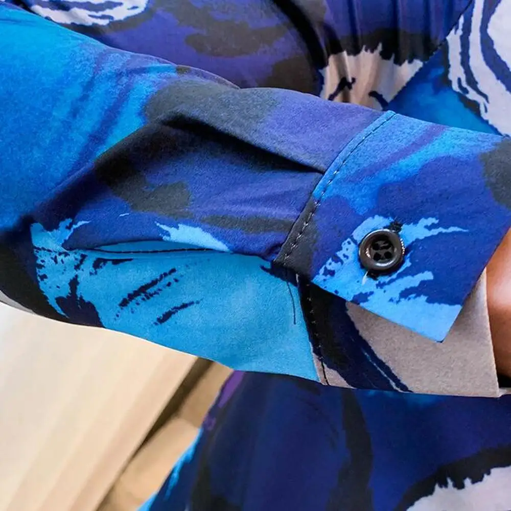 Social youth рубашки мужская рубашка с принтом Slim Fit стиль рубашка с длинным рукавом Повседневная мужская Тонкая уличная Модная рубашка одежда