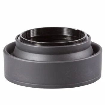 

52MM 3-IN-1 Lens Hood Lens for Canon EOS; Nikon, Pentax, Sony, Sigma and other Camera Lenses with Filter Size 52MM