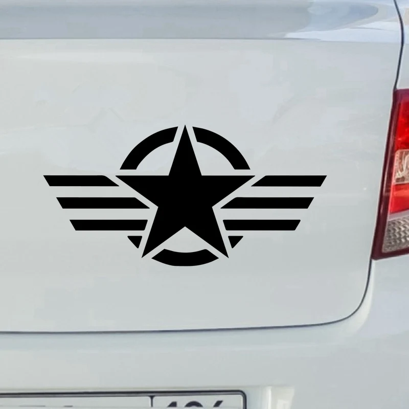 STICKERS Army Military Round Car Windshield Crush Sticker