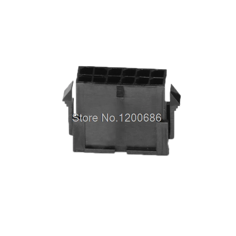 

2 * 6p 5559 4.2mm black 12P female for PC computer ATX CPU Power connector plastic shell Housing