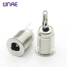 

DC-099 Cut Surface 5.5x2.1mm DC Power Jack Socket Female Panel Mount Connector Metal DC099 5.5*2.1