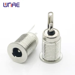 DC-099 Cut Surface 5.5x2.1mm DC Power Jack Socket Female Panel Mount Connector Metal DC099 5.5*2.1
