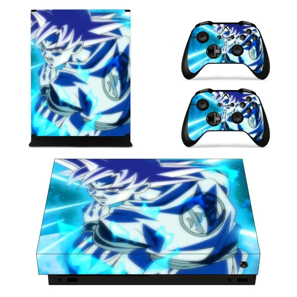YSX1X1432 Наклейка s Dragon Ball для Xbox One X виниловое покрытие наклейки Стикеры Adesivo для Xbox one X консоли пульта дистанционного управления скины - Цвет: YSX1X1432