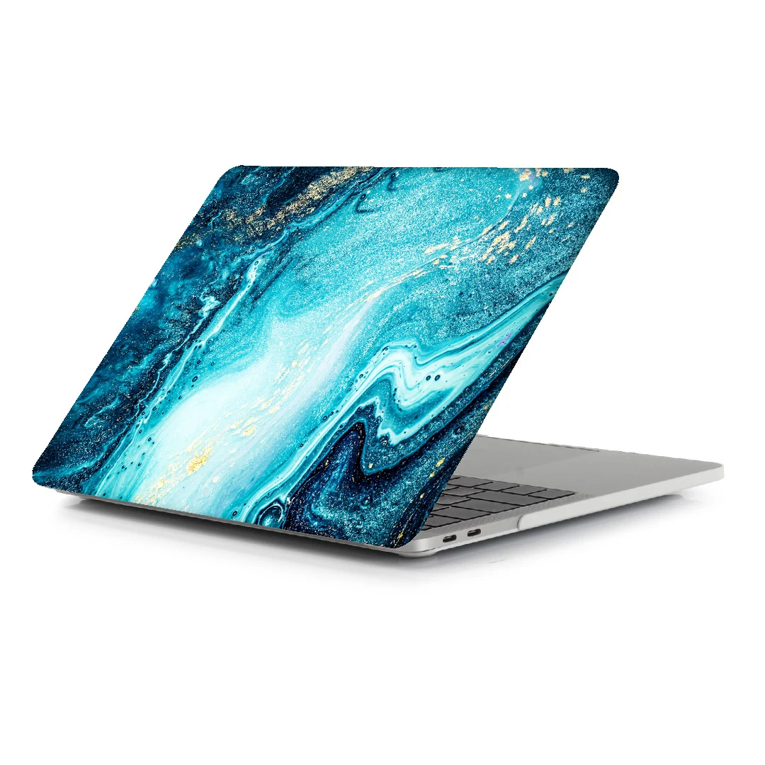 Мраморный чехол для ноутбука Macbook Touch ID Air 13 A1932 Pro retina 12 13 15 A2159 Новая сенсорная панель для Macbook Air 13+ крышка клавиатуры