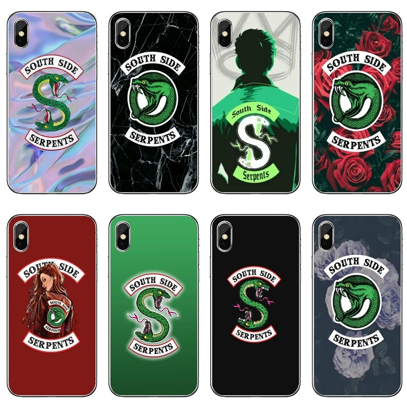 Чехол riverdale South Side serpents snake для iPhone 12 Mini 11 Pro Max XS XR X 8 7 Plus 6 6S 5 5S SE 2020 |