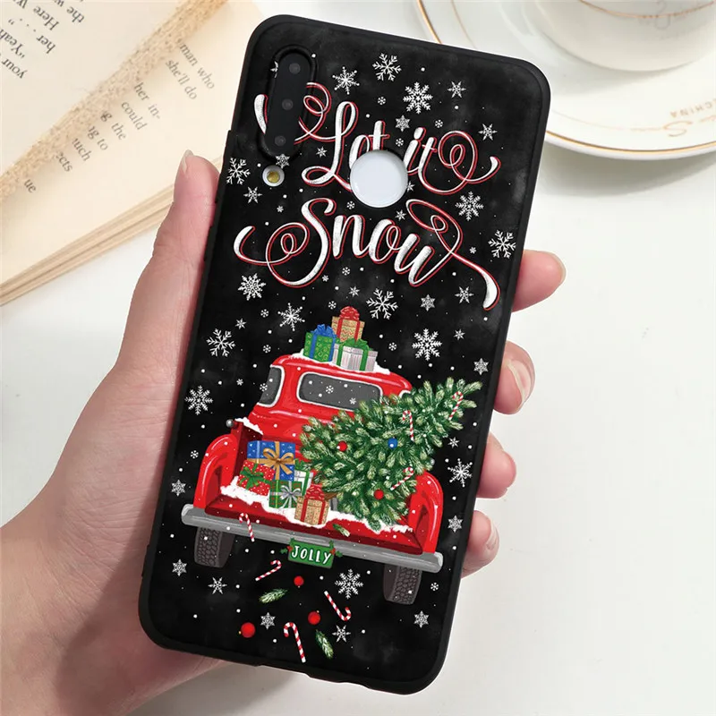 Рождественский чехол для Huawei P30 P20 P40 Mate 10 20 Lite E Pro P Smart Y6 Y7 Y9 2019 Honor 9X 9A 9C 8A 10i 20i TPU