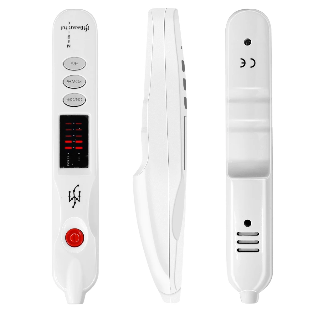 Newest Laser Plasma Pen Mole Tattoo Freckle Wart Tag Removal Pen Spot Removal Tool For Face LCD Skin Care Tools Beauty Machine