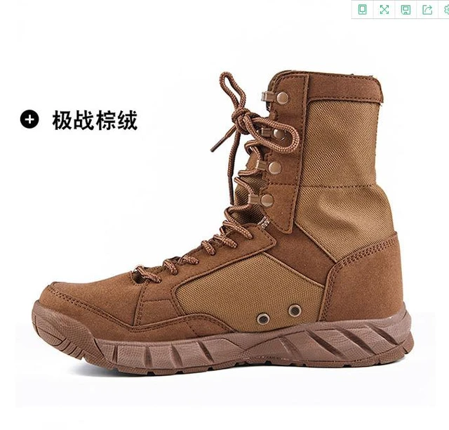 Botas deportivas de exterior para hombre, botines transpirables y ligeros  para el ejército, botas de senderismo de alta calidad, botas de combate  para el desierto, otoño - AliExpress