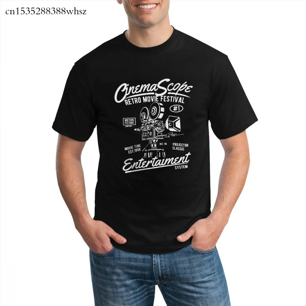 

Cinema - Wide Movie Camera graphic t shirt for men 2020