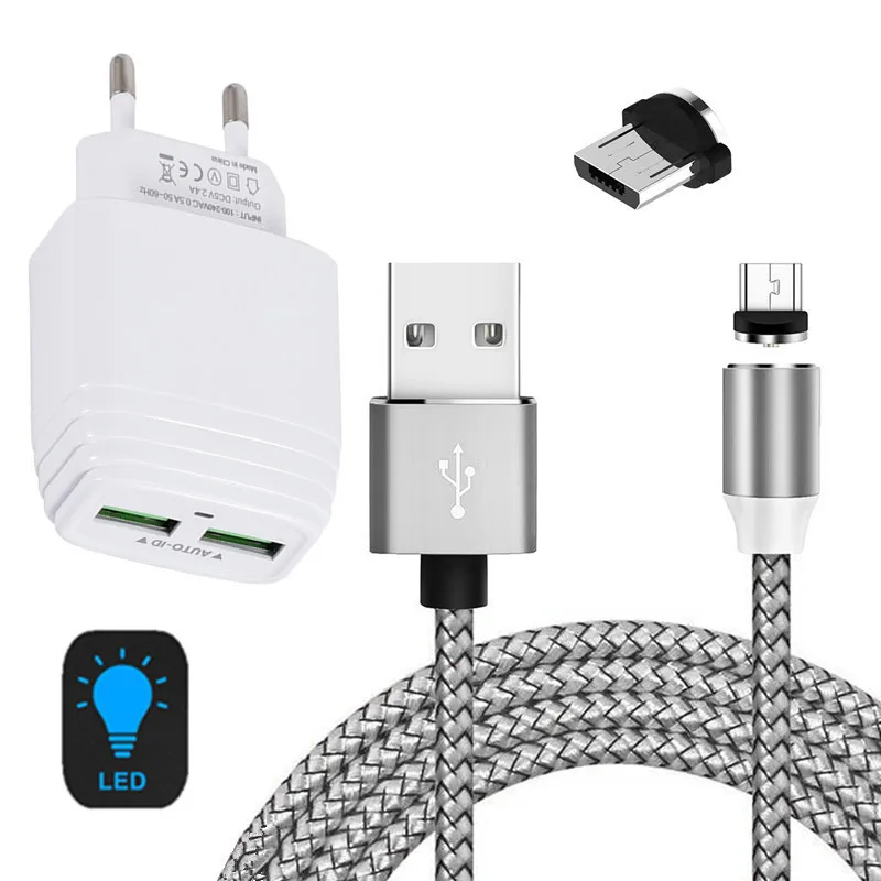 Настенное зарядное устройство USB 5 в 2 4 А для Samsung A10 Lenovo Meizu M10 vivo U3x Umidigi A5 PRO Redmi 7A