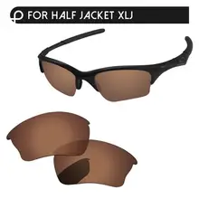 Papaviva медь коричневый поляризованные Сменные линзы для полукуртки XLJ Солнцезащитные очки Рамка UVA и UVB Защита