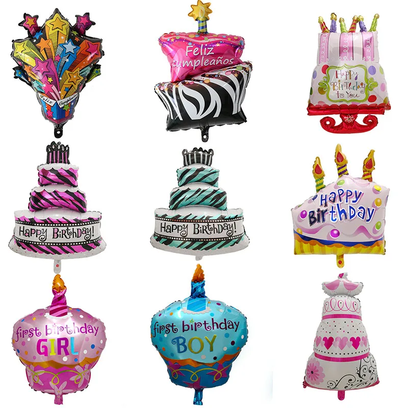 

1pc Cartoon Spanish Cake Baby Balloons Birthday Party Balloons Decoration Wholesale Kids Toys Mickey Minnie Inflatable Air Ball