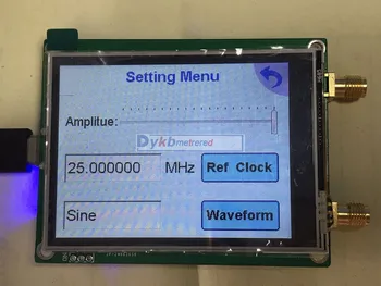 

ADF4351 ADF4350 RF signal source RF generator square wave / Point frequency sweep touch screen LCD display PC software control