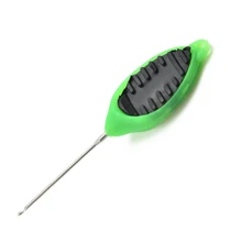 

Outdoor Carp Fishing Terminal Tackle Drilling Needle Baiting Needles Tool Metal Plastic Drill Needle Green Durable Fishing Tool